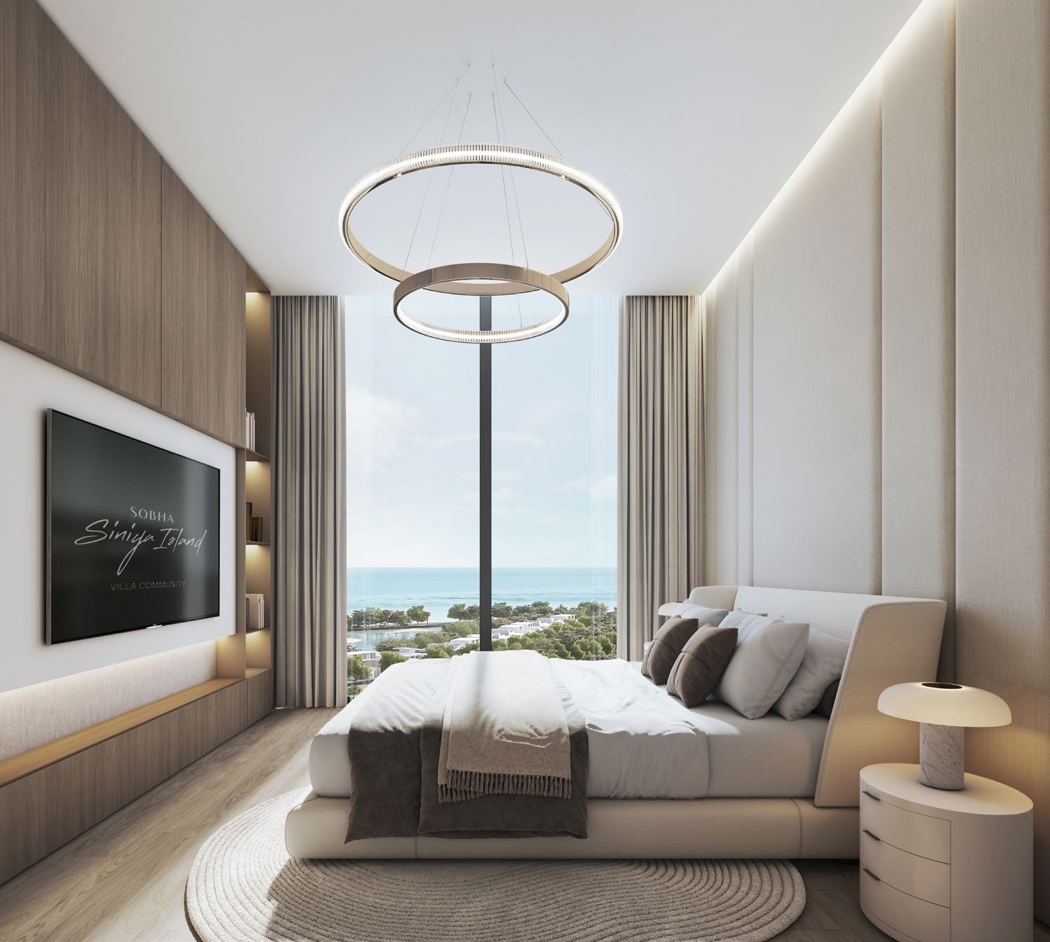 Camera da letto con vista sul mare
